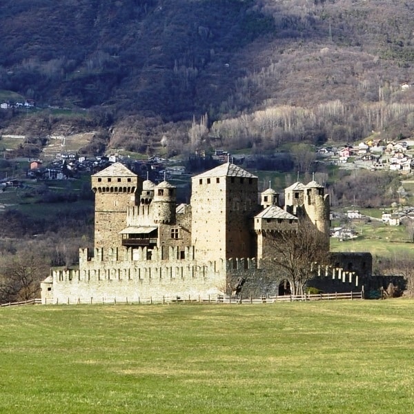 Aosta valley castle