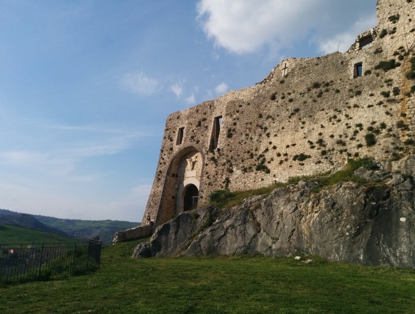 Ancient castle in Molise Italy Trails