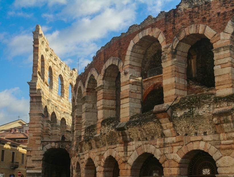 Arena di Verona Roman amphitheatre Veneto Italy Trails