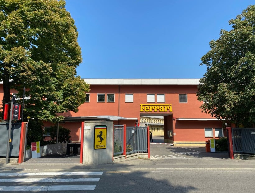 Ferrari in Maranello Motor Valley Emilia-Romagna Italy Trails