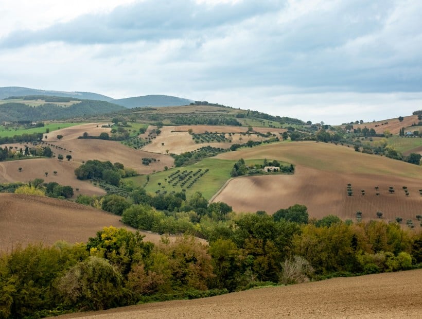Hills in Marche Italy Trails