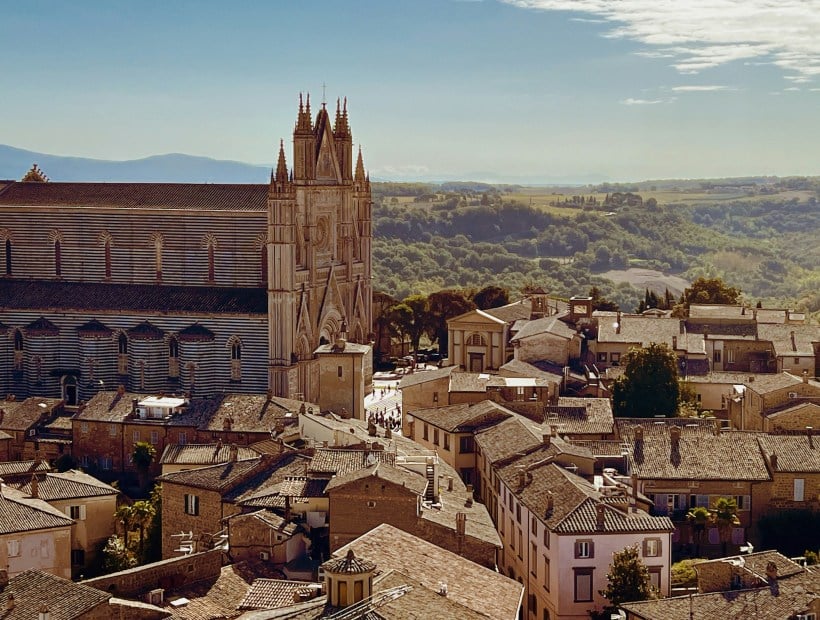 Orvieto Cathedral Gothic Umbria Italy Trails
